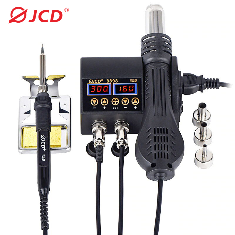 2 In 1 Soldering Rework Station 750W - Pistola de ar quente 2 em