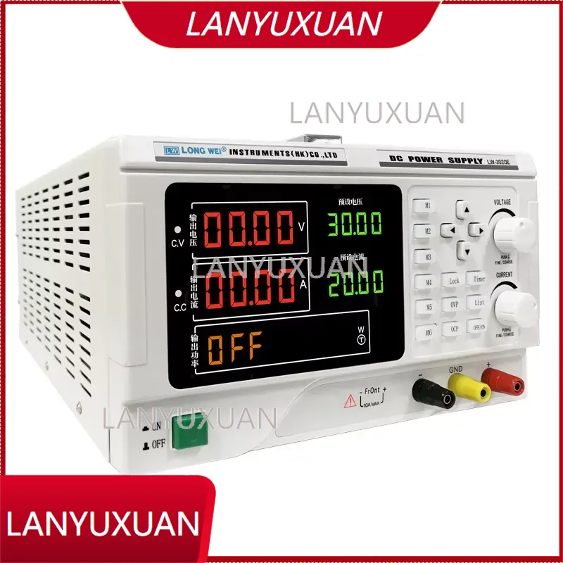 High Precision Dc Power Supply 30V 10A - Fonte de Alimentação DC Programável Ajustável