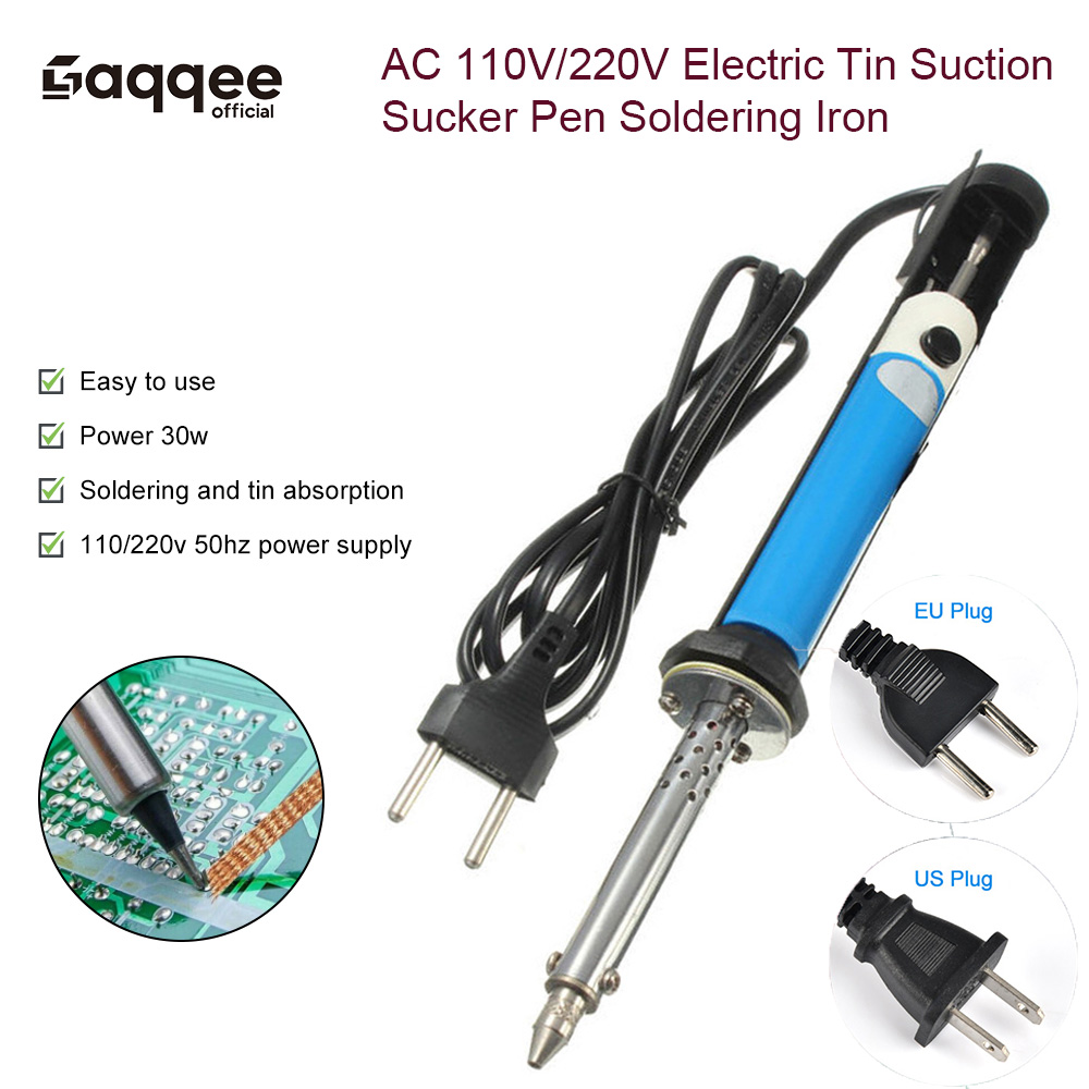 Desoldering Pump Electric Vacuum Station - Caneta de Sucção Elétrica para Soldagem