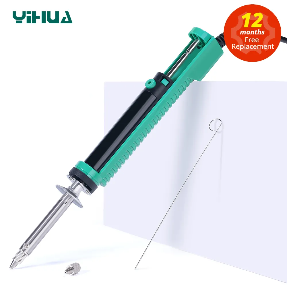 YIHUA-929D-V Tin Sucker, Desol - Desoldering Pump Electric Vacuum Station avaliação e preço