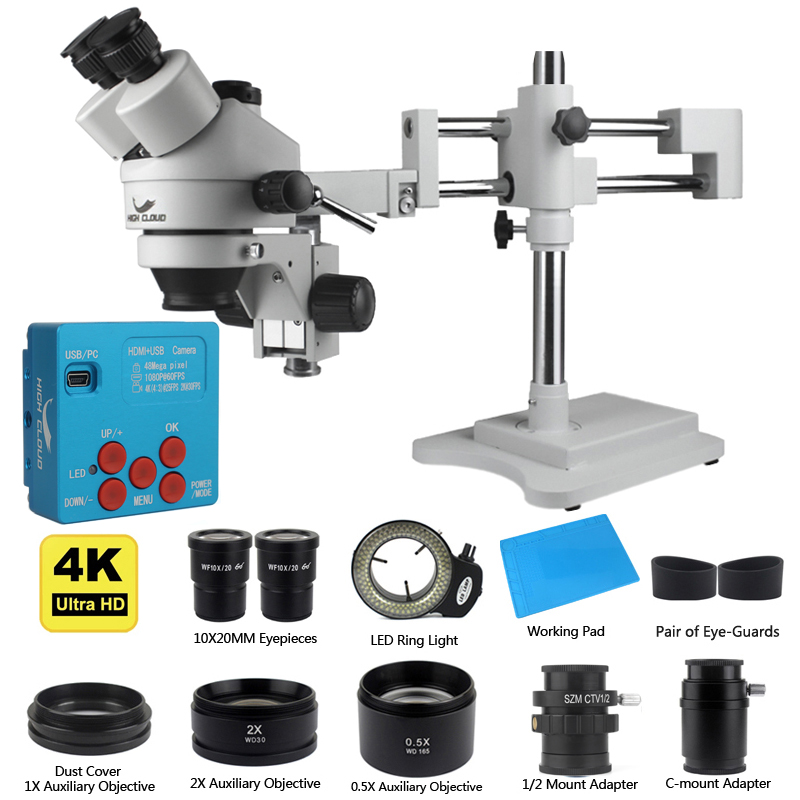 Câmera Industrial HDMI USB de  - Simul-Focal Industrial Microscope 4K Hdmi avaliação e preço