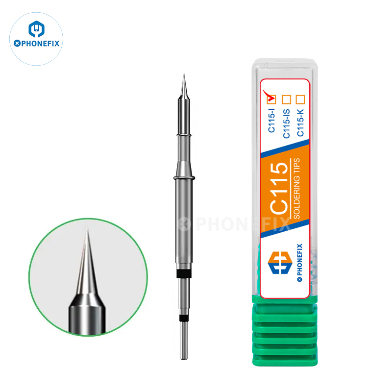 Pontas de solda série oem c115 - C115 Nano Soldering Iron Station avaliação e preço