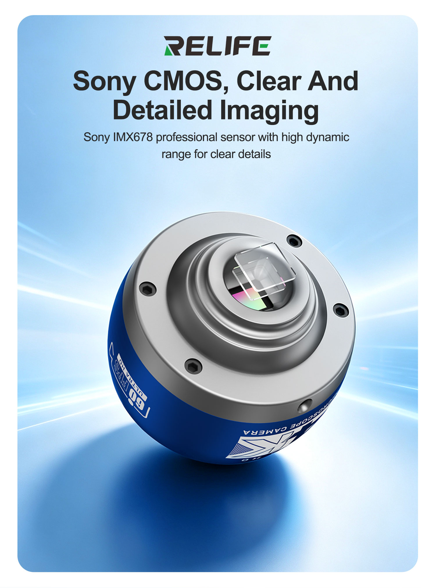 Câmera de Microscópio RELIFE M - 4K Microscope Camera Sony Sensor avaliação e preço