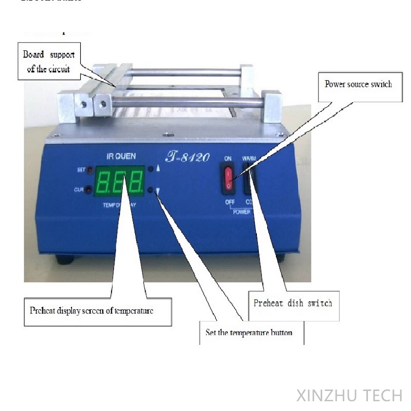 Puhui T-8120 pré-aquecedor ir  - Infrared Bga Rework Station avaliação e preço
